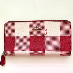 Coach Accordion Zip Wallet